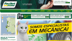 Site Internet Feu Vert - Chat Portugal